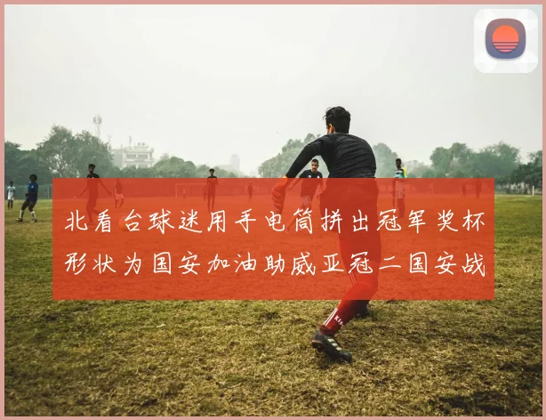 北看台球迷用手电筒拼出冠军奖杯形状为国安加油助威亚冠二国安战麦克阿瑟